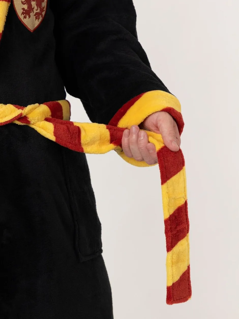 Kamerjassen En Badjassen*Vanilla Underground - Harry Potter Hooded Bathrobe Dressing Gown Black/Red Gryffindor