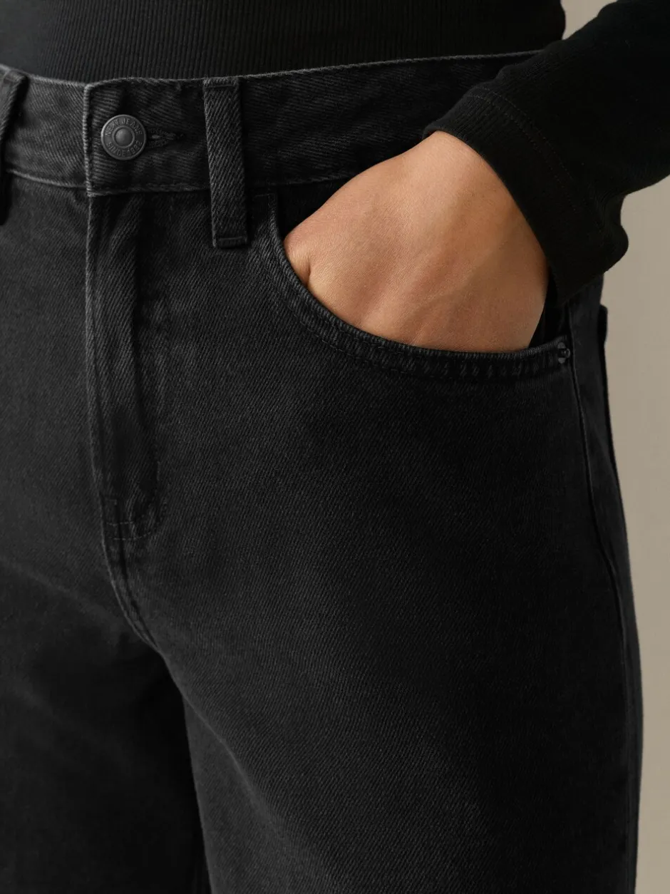 Jeans|Next - Jeans met wijde pijpen 2 Set Black/Rinse Blue