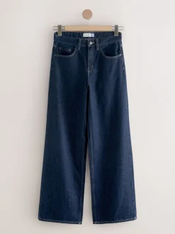 Jeans|Next - Jeans met wijde pijpen 2 Set Black/Rinse Blue