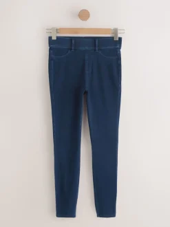 Leggings En Joggingbroeken*Next - Set van 2 lange jersey denim leggings Black/Rinse Blue