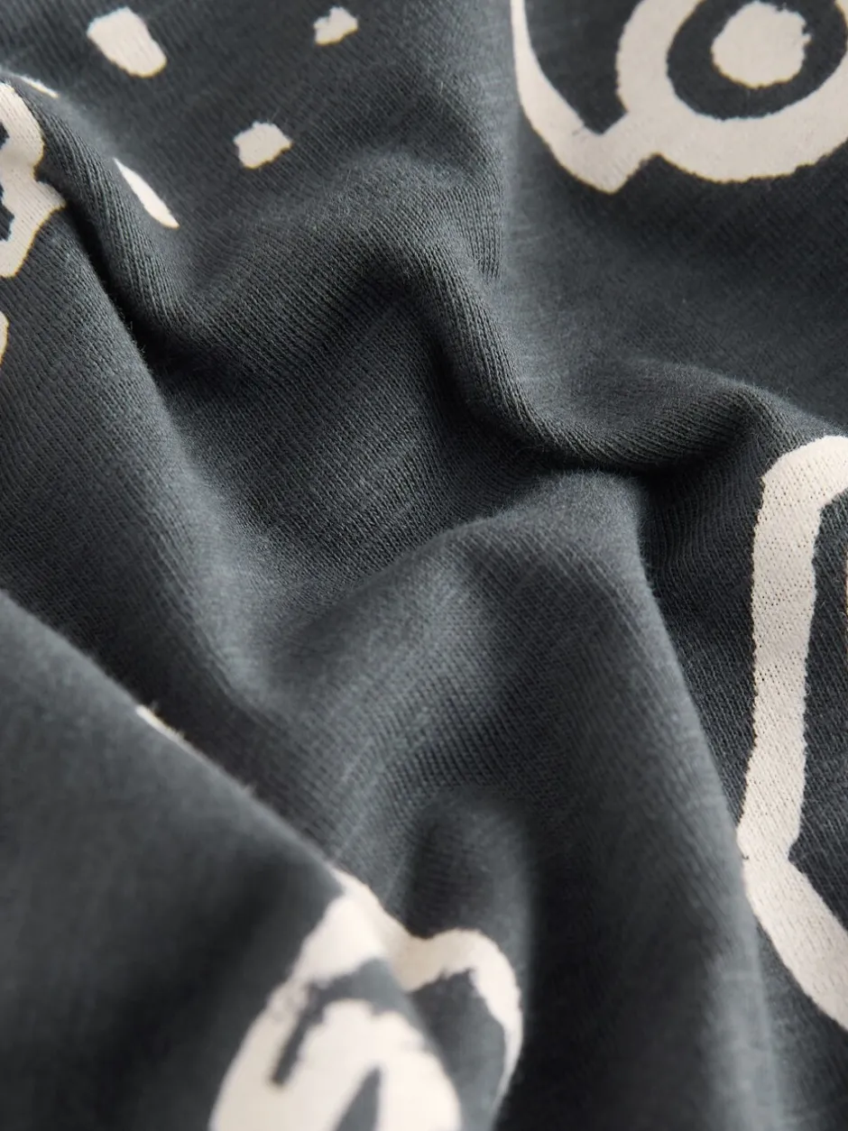 Tops|T-Shirts|Next - Short Sleeve All-Over Print T-Shirt (3 Month-7 Years) (3mths-7yrs) Black/White Digger