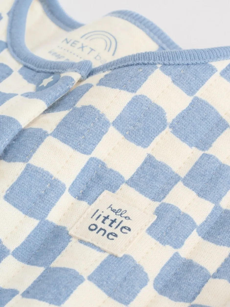 Babypakjes En Babypyjama's*Next Blauw - 2 Doorgestikte babypyjama's
