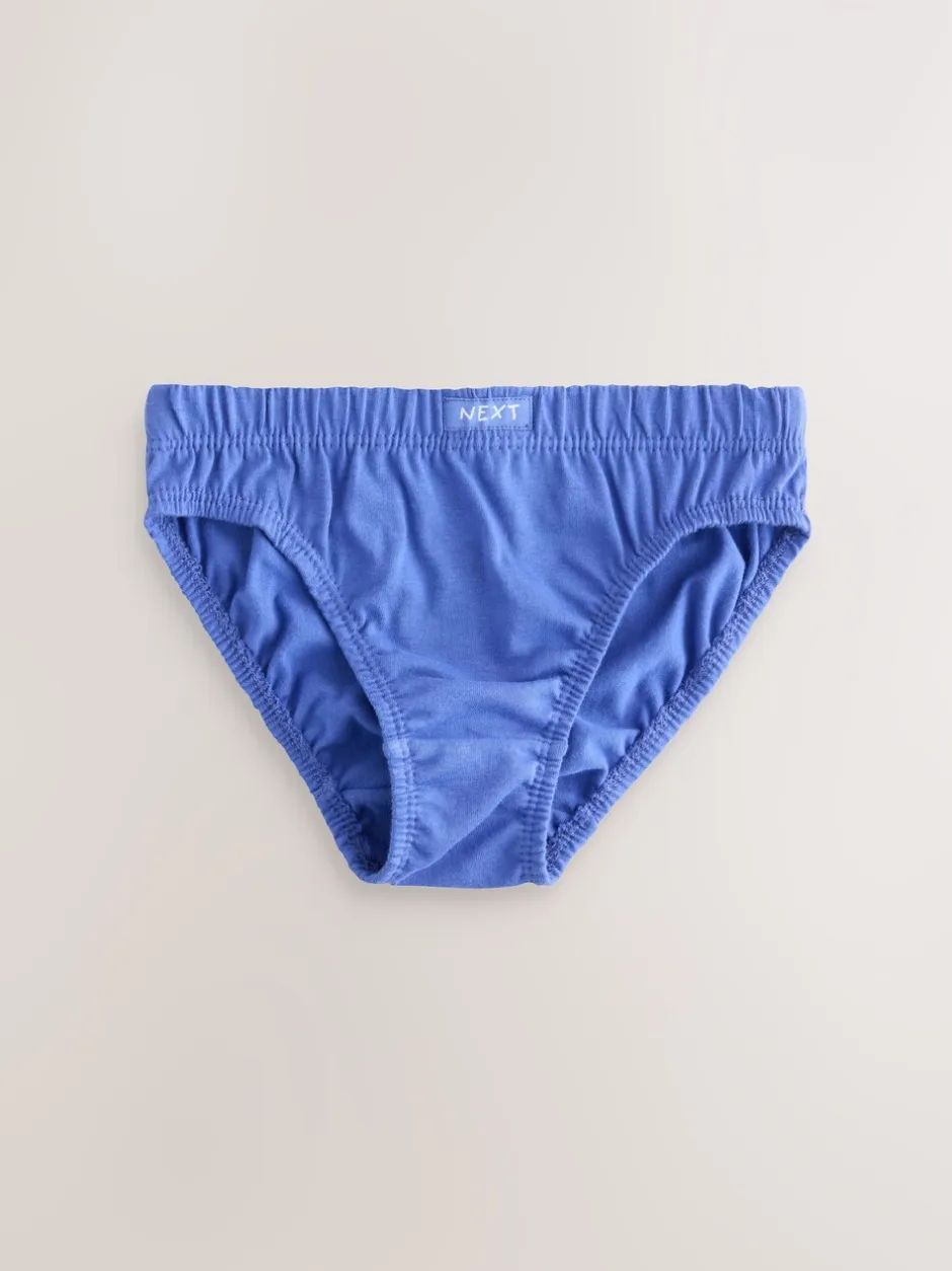 Ondergoed|Next - 100% katoenen slip verpakking van 7 (1,5 - 16 jr) Blauw
