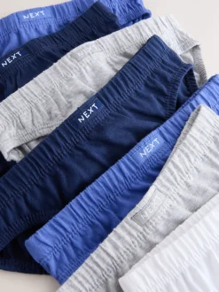 Ondergoed|Next - 100% katoenen slip verpakking van 7 (1,5 - 16 jr) Blauw