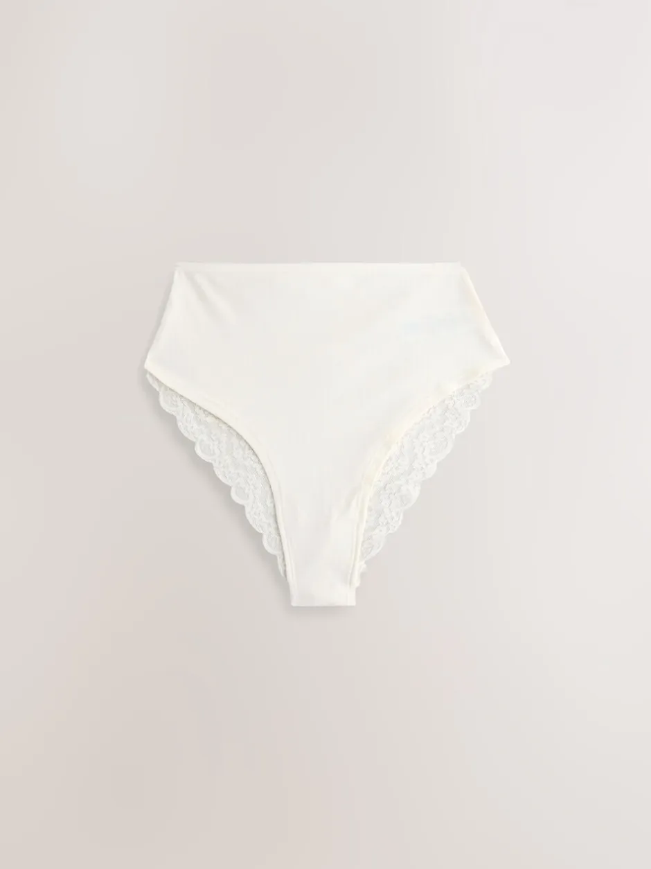 Onderbroeken*Next - 7 Katoenen slipjes met kant Blauw