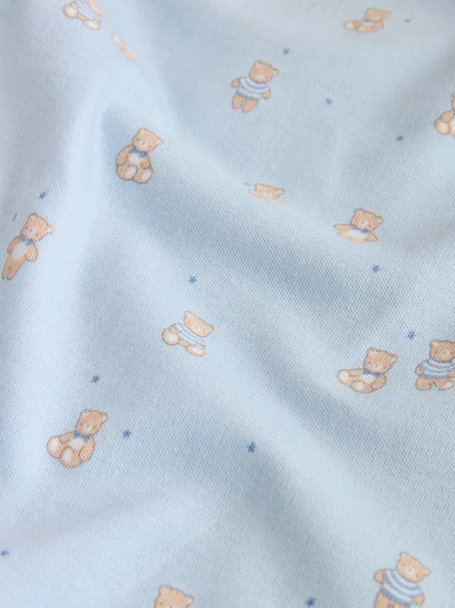 Rompertjes En Hemdjes|Rompertjes En Hemdjes|Next Blauw - 5 Pack Baby Bear Bodysuits
