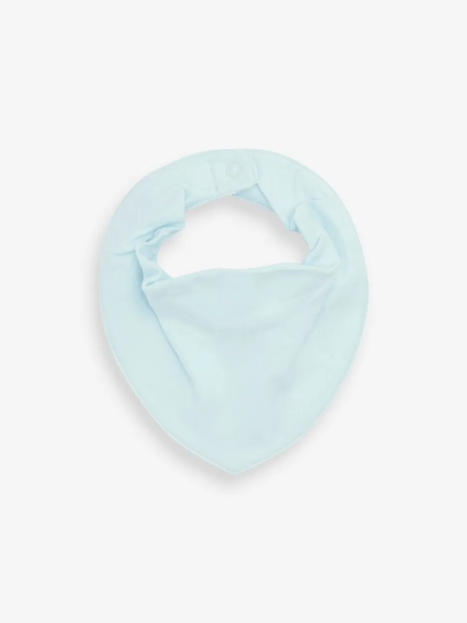 Slabbetjes|Next - 5 Pack Dribble Baby 100% Cotton Bibs Blauw