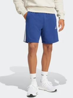 Shorts|adidas Blauw - Essential 3-Stripes French Terry Shorts