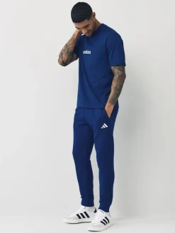 Joggingbroeken*adidas - Essentials Feelcozy fleece joggingbroek Blauw