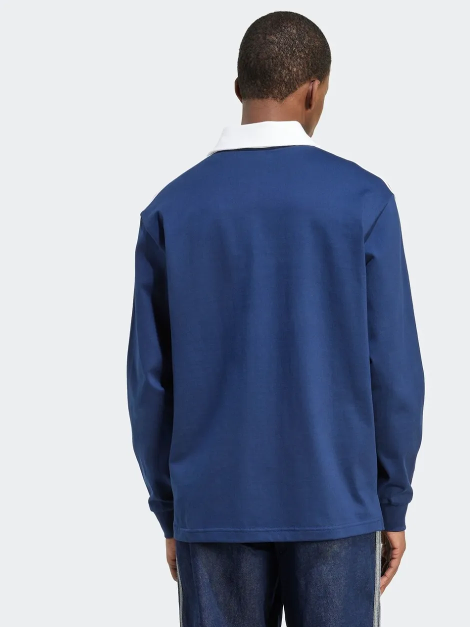 Poloshirts|adidas originals - Adicolor Rugby poloshirt Blauw