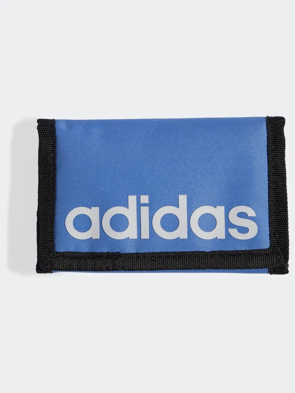 Portemonnees|adidas - portemonnee met lineair logo Blauw