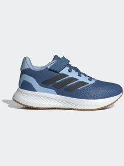 Sneakers*adidas Blauw - Runfalcon 5 kindersneakers met elastische veters