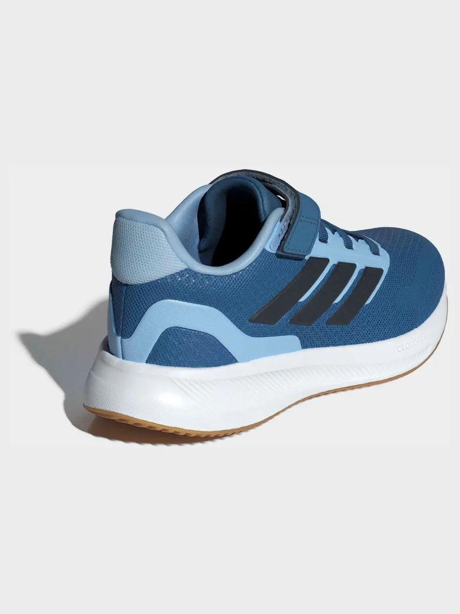 Sneakers*adidas Blauw - Runfalcon 5 kindersneakers met elastische veters