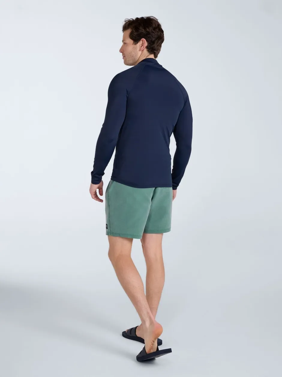 Badkleding*Animal - Sonny sneldrogend surfhemd met logo voor heren Blauw