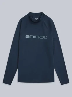 Badkleding*Animal - Sonny sneldrogend surfhemd met logo voor heren Blauw
