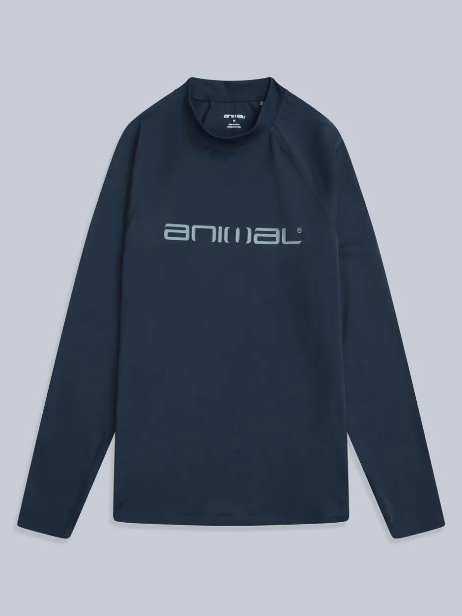 Badkleding*Animal - Sonny sneldrogend surfhemd met logo voor heren Blauw