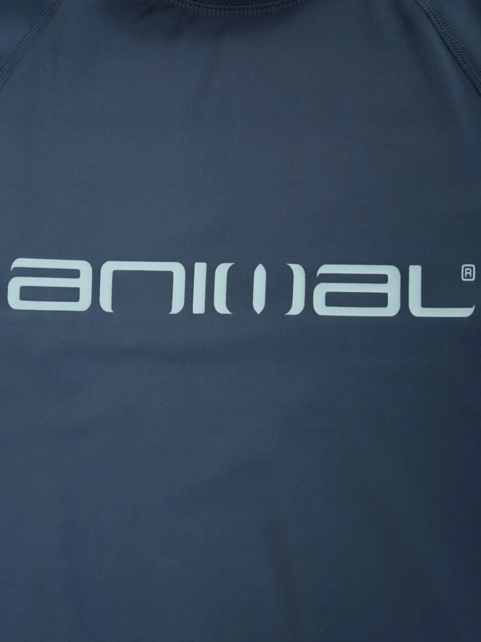 Badkleding*Animal - Sonny sneldrogend surfhemd met logo voor heren Blauw