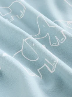Rompertjes En Hemdjes|Rompertjes En Hemdjes|Next Blauw - Baby Elephant Long Sleeved Bodysuits 5 Pack