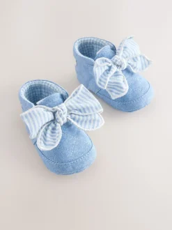 Gelegenheidskleding|Boots|Next - Babylaarzen met bloemenprint (0-18 mnd) Blauw