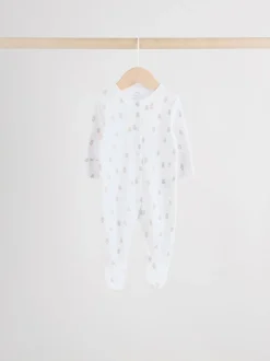 Babypakjes En Babypyjama's|Next Blauw - Babypyjama met berenprint (0-2jr)