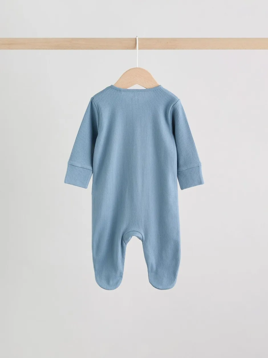 Babypakjes En Babypyjama's*Next Blauw - Babypyjama's met tweewegrits (0-2jr)