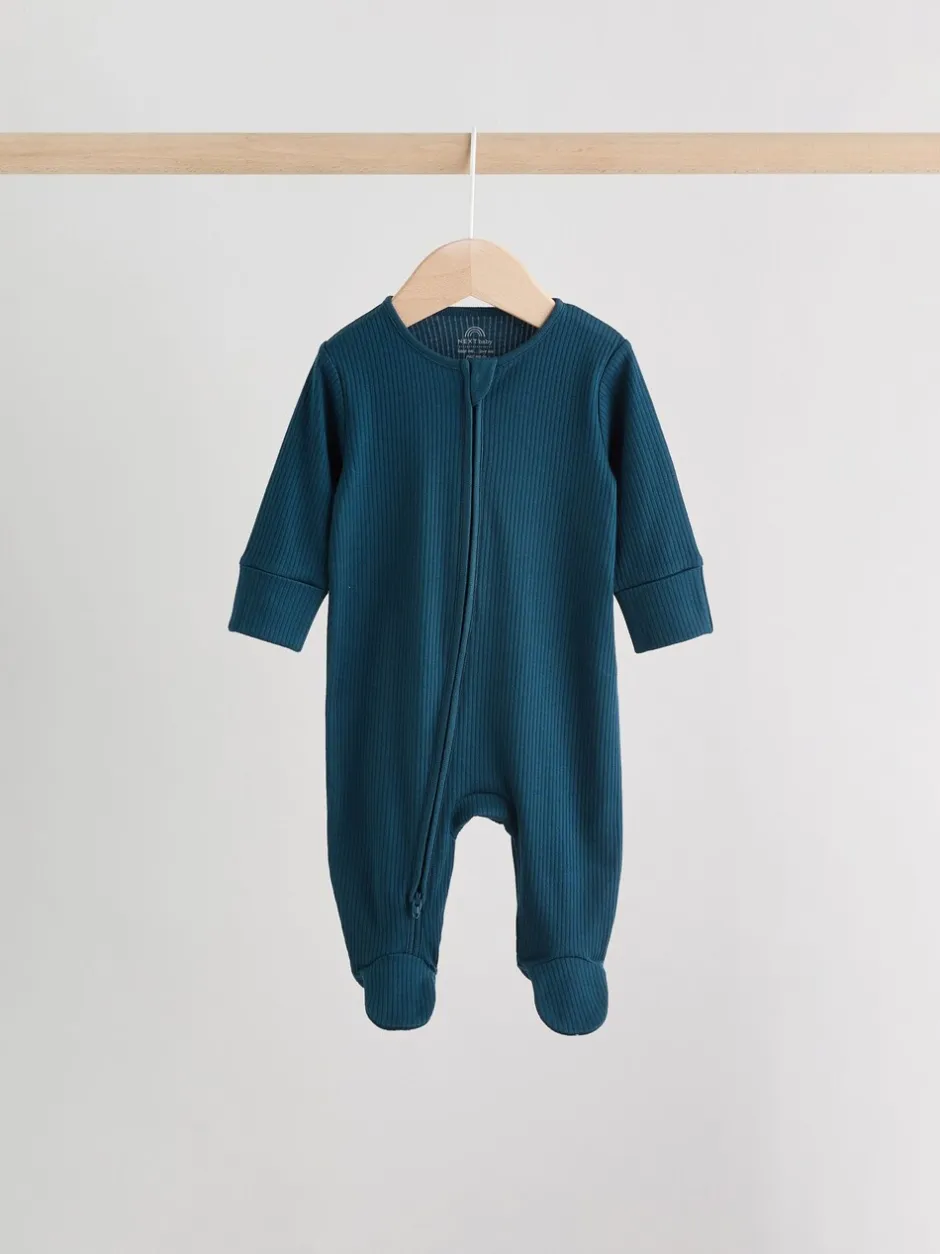 Babypakjes En Babypyjama's*Next Blauw - Babypyjama's met tweewegrits (0-2jr)