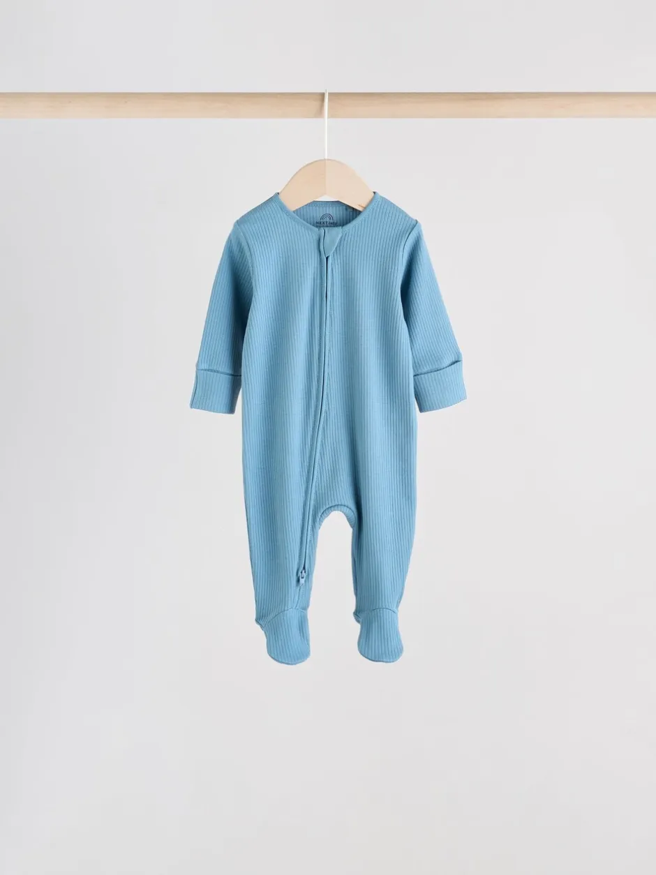 Multipacks|Babypakjes En Babypyjama's*Next Blauw - Babypyjama's met tweewegrits (0-2jr)