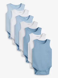 Rompertjes En Hemdjes|Rompertjes En Hemdjes*Next Blauw - Babyrompertjes met hemdje