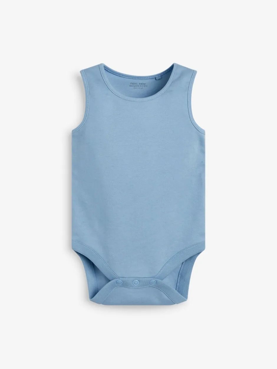 Rompertjes En Hemdjes|Rompertjes En Hemdjes*Next Blauw - Babyrompertjes met hemdje
