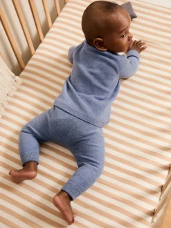 Sets En Combisets|Truien En Breisels*Next - Babyset met gebreide trui en legging (0mnd-2jr) Blauw