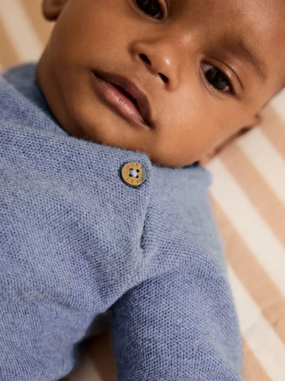 Sets En Combisets|Truien En Breisels*Next - Babyset met gebreide trui en legging (0mnd-2jr) Blauw