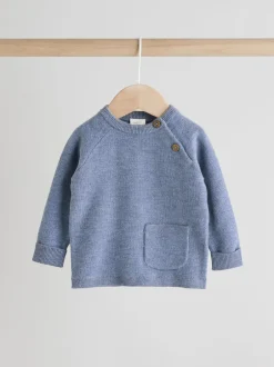 Sets En Combisets|Truien En Breisels*Next - Babyset met gebreide trui en legging (0mnd-2jr) Blauw