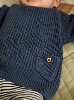 Sets En Combisets|Truien En Breisels*Next - Babyset met gebreide trui en legging (0mnd-2jr) Blauw