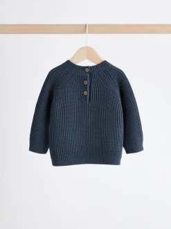 Sets En Combisets|Truien En Breisels*Next - Babyset met gebreide trui en legging (0mnd-2jr) Blauw