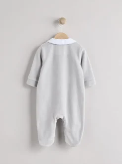 Babypakjes En Babypyjama's*Next Blauw - Babyslaappakje met teddybeertextuur (0 mnd - 3 jr)