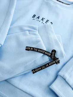 Joggingbroeken|Sweaters En Hoody´S|Baker by Ted Baker Blauw - set met sweatshirt en joggingbroek