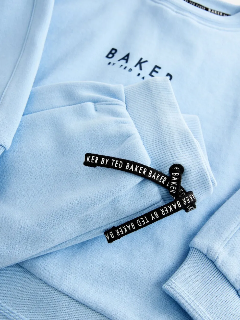 Joggingbroeken|Sweaters En Hoody´S|Baker by Ted Baker Blauw - set met sweatshirt en joggingbroek