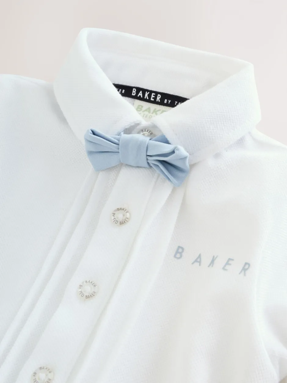 Rompertjes En Tuinbroeken*Baker by Ted Baker - - Modieus tweedelig lijkend rompertje Blauw