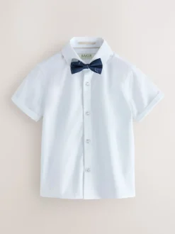 Gelegenheidskleding|Kostuums En Herenvesten*Baker by Ted Baker - set van overhemd, gilet en short Blauw