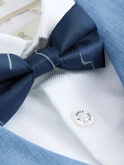 Gelegenheidskleding|Kostuums En Herenvesten*Baker by Ted Baker - set van overhemd, gilet en short Blauw