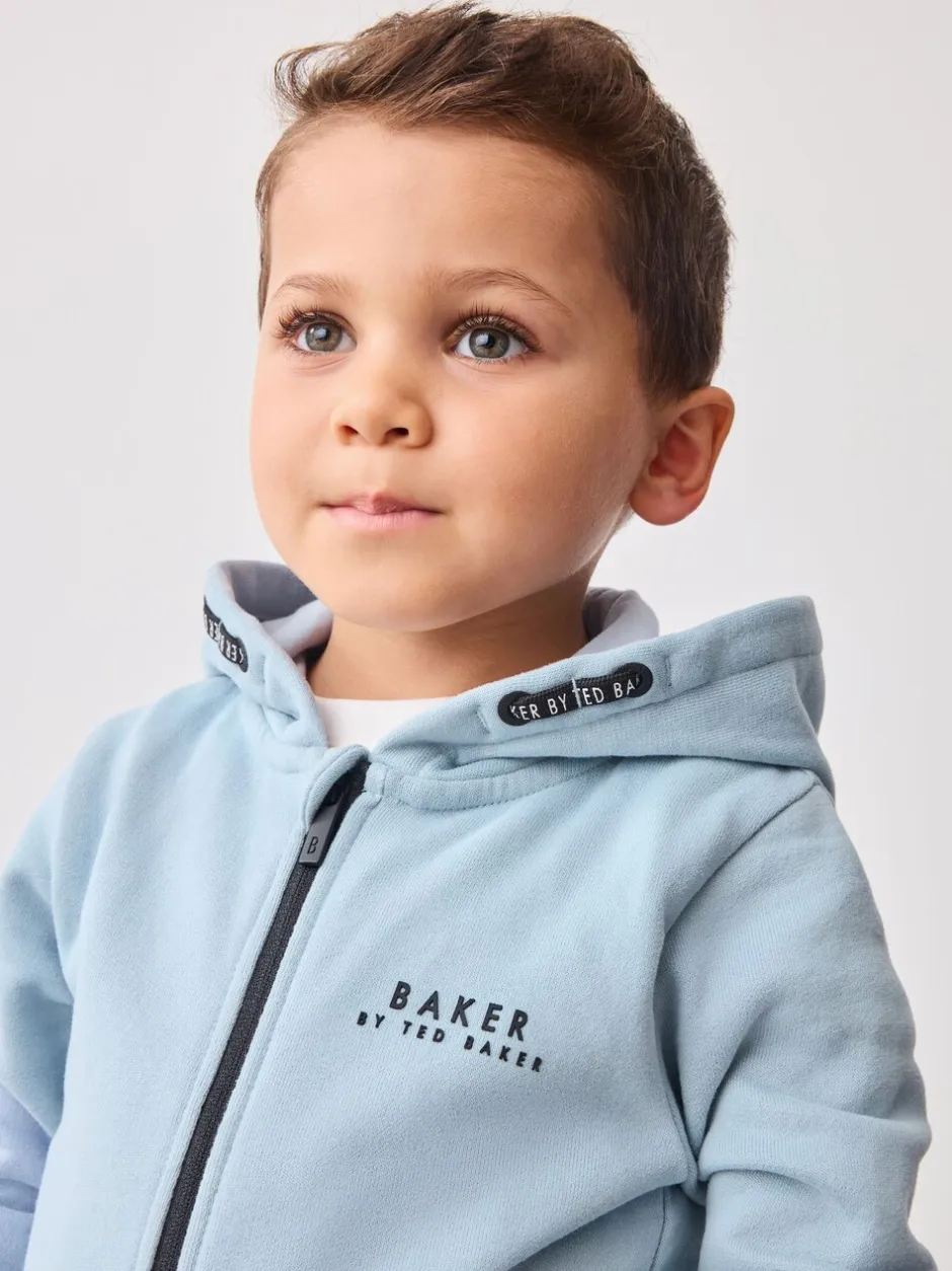 Joggingbroeken|Sweaters En Hoody´S*Baker by Ted Baker - 100% katoenen (0 - 6 jr) driedelig trainingspakset Blauw