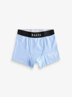 Ondergoed|Schoolkleding|Baker by Ted Baker - set van 5 boxershorts Blauw