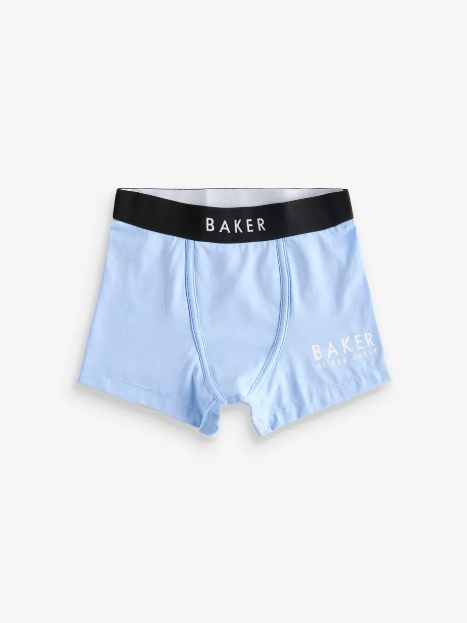 Ondergoed|Schoolkleding|Baker by Ted Baker - set van 5 boxershorts Blauw