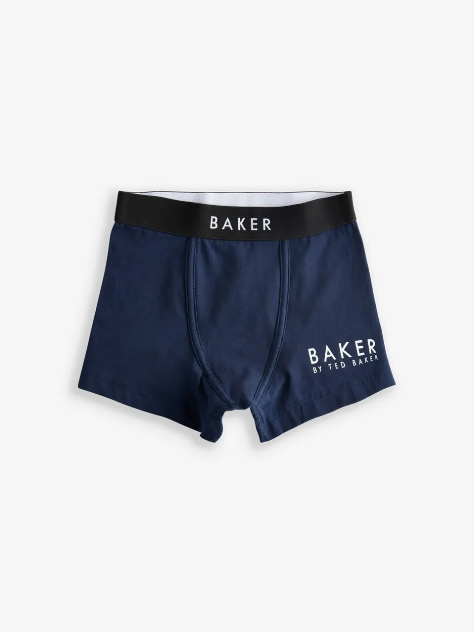 Ondergoed|Schoolkleding|Baker by Ted Baker - set van 5 boxershorts Blauw