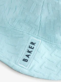 Rompertjes En Tuinbroeken*Baker by Ted Baker - - Set van geribbeld rompertje en muts Blauw