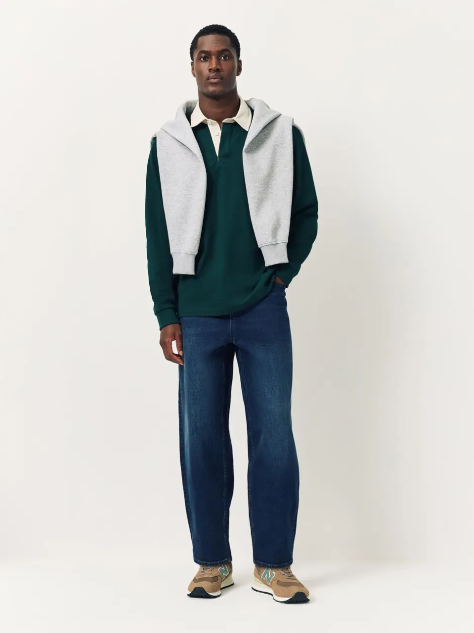 Jeans|Next Blauw - Barrel Fit Classic Stretch Jeans