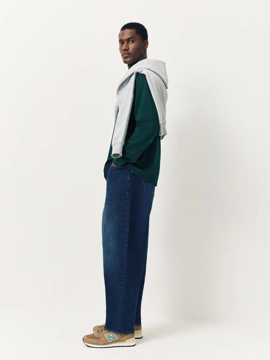 Jeans|Next Blauw - Barrel Fit Classic Stretch Jeans