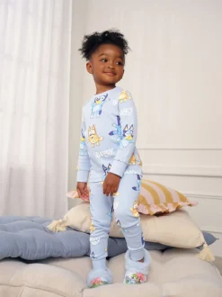 Nachtkleding En Pyjama's|Pyjama's*Next Blauw - Bluey behaaglijke pyjama (12mnd-8jr)