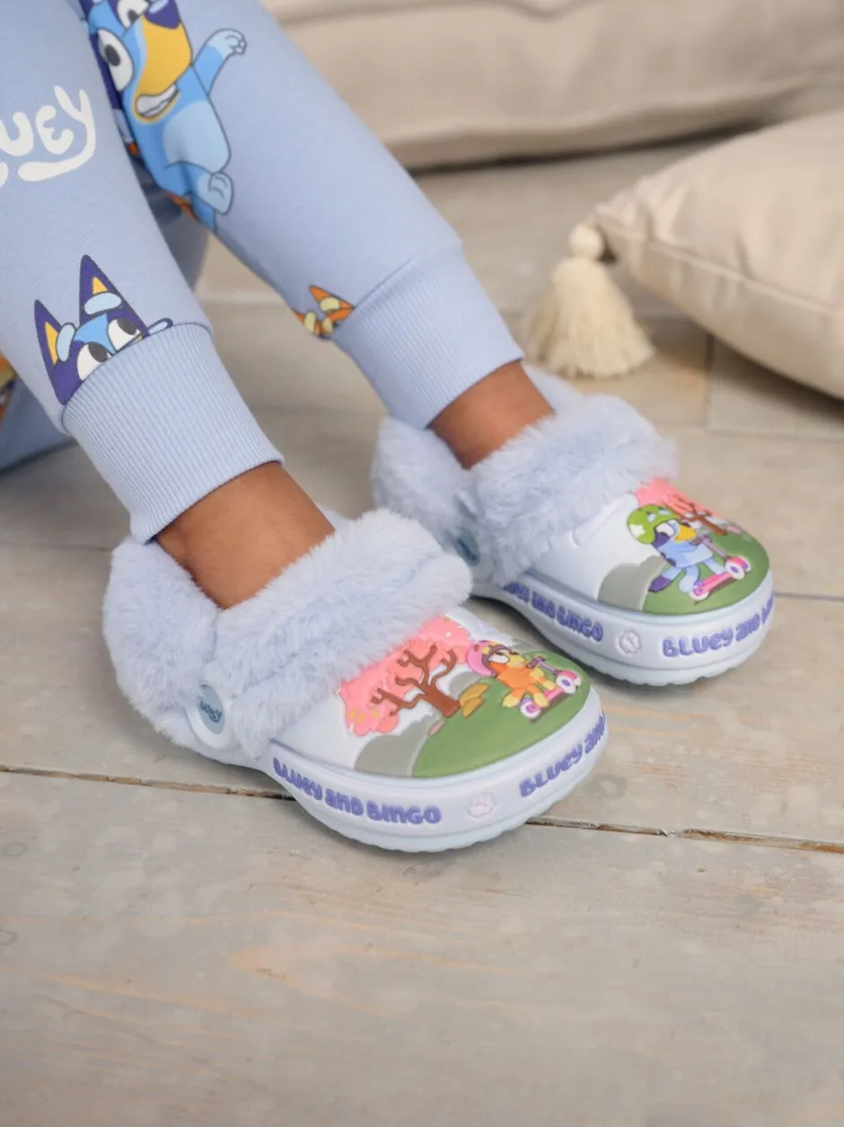 Pantoffels|Pantoffels|Next Blauw - Bluey Cosy Lined Slipper Clogs