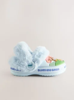 Pantoffels|Pantoffels|Next Blauw - Bluey Cosy Lined Slipper Clogs